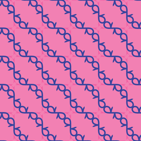 Vector seamless pattern background texture with geometric shapes, colored in pink and blue colors.