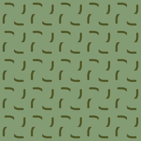 Vector seamless pattern texture background with geometric shapes, colored in green colors.のイラスト素材