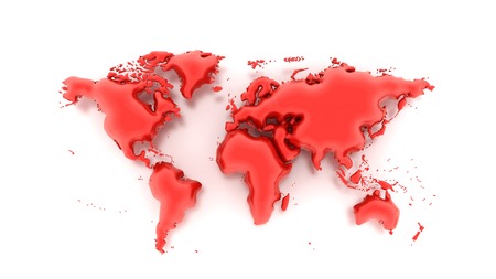 Balloon World Mapの写真素材