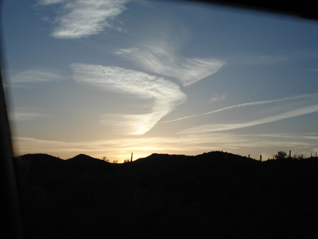 Just before sunsetの写真素材