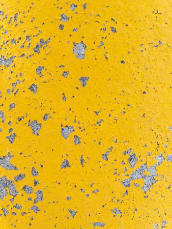 Abstract yellow gray weathered concrete wall texture backgroundの写真素材