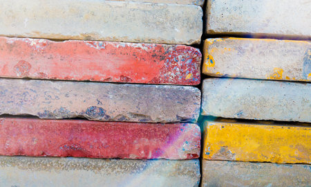 Stone block wall background texture