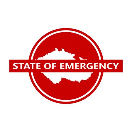 state of emergency, vector, czechia, czech republicのイラスト素材