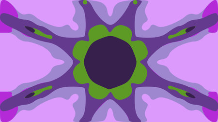 floral pattern background. Simple ornament shapesの写真素材