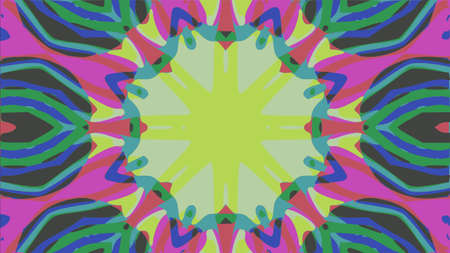 nature pattern background with simple flower shapes