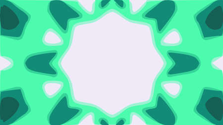 nature pattern background with simple flower shapes