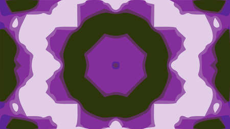 nature pattern background with simple flower shapes