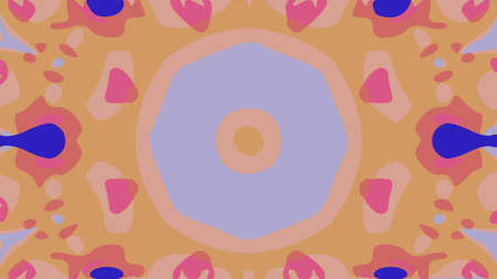 nature pattern background with simple flower shapes