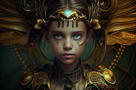 "Revelry of the Faeries" is a magical collection of vibrant and whimsical portraits from playful, mischievous sprites to celestial beings of light all at in a carnival world.の素材