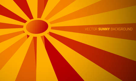 Abstract  illustration with a sun motif, 3d background with place for your textのイラスト素材
