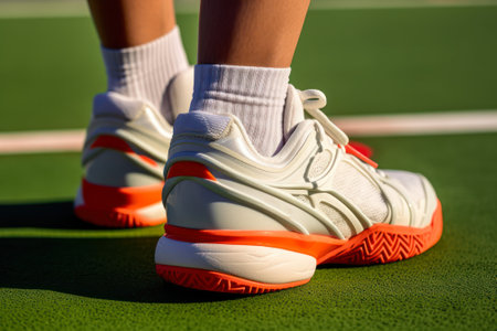 sneakers for running and sports generative ai.の素材