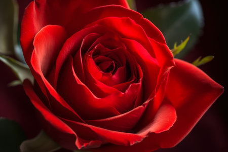 red rose flower generative ai.の素材