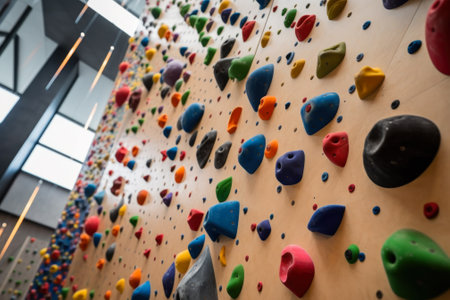 artificial climbing wall generative ai.の素材