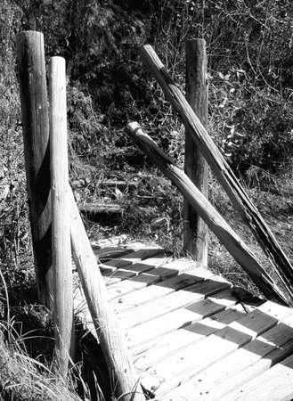 Old destroyed footpathの写真素材