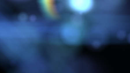 particles and optical flares blue loop flicker bokeh