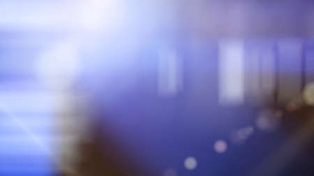 particles and optical flares blue loop flicker bokehの写真素材