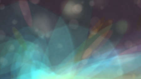 particles and optical flares blue loop flicker bokeh