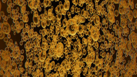 bubble foam particle soda effect backgroundの写真素材