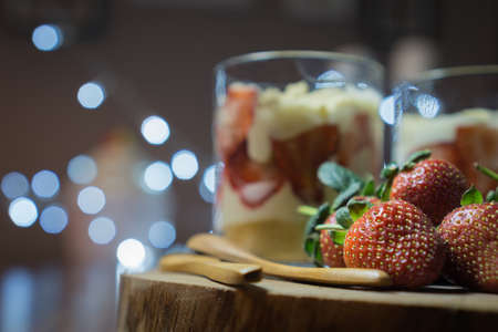 Close image of Magnolia dessert.の写真素材