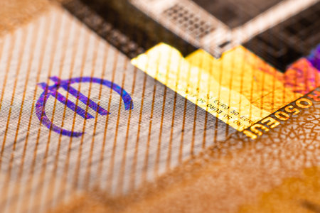 Close up of a credit card. Shallow depth of field.の写真素材