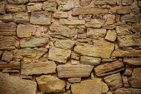Old stone wall background texture. Old stone wall texture. Stone wall backgroundの写真素材
