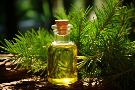 Conifer tree essential oil extraction. detailed process for quality aromatherapy productionの素材