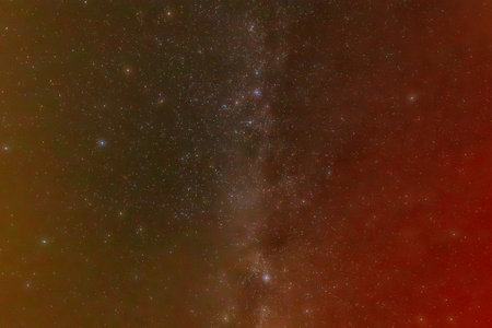 Star field in space a nebulae and a gas congestion.の写真素材