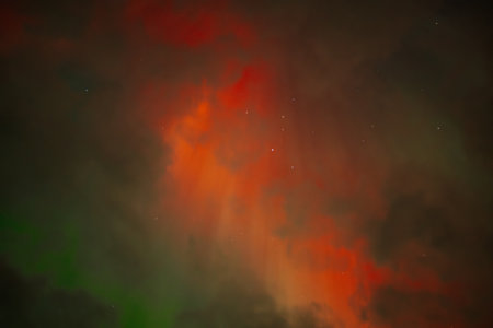 Star field in space a nebulae and a gas congestion.の写真素材