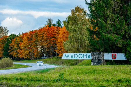 View of the road in the city of Mayo.の写真素材