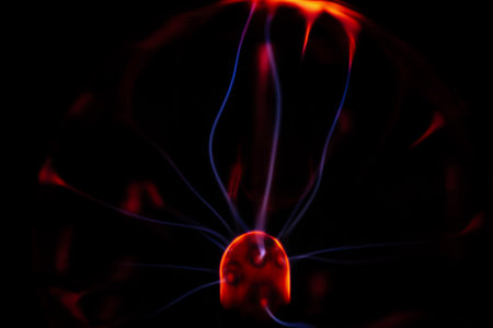 Burning incense sticks on a black background, close-upの写真素材