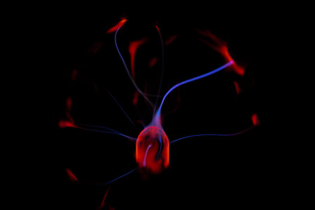 Spermatozoons on black background. 3D illustration.
