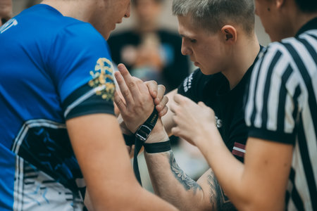 Football fans during the match of Ukrainian Super League FC Shakhtar Donetsk vs Real Madrid FCのeditorial素材