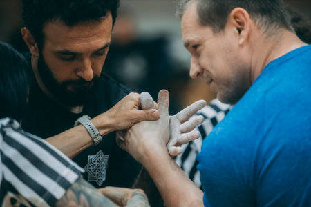 People gather outside Gucci fashion show building for Milan Women's Fashion Week in Milan.のeditorial素材
