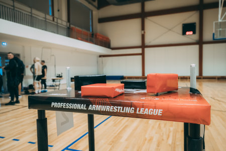 Interior of the Moscow International Gymnastics Federation.のeditorial素材