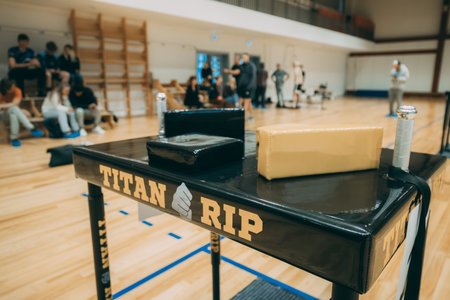 Detail of the backstage just before FIVB fashion show during Milan Women's Fashion Week in Milan.のeditorial素材