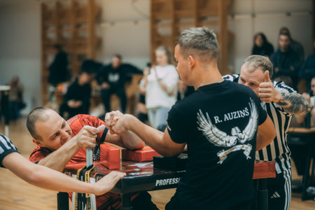 Boxer training in the gym.のeditorial素材