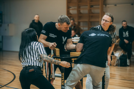 FIVB handball tournament in Milan. FIVB is the world's largest handball eventのeditorial素材