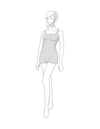Women bodyのイラスト素材