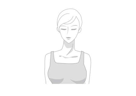 woman torsoのイラスト素材