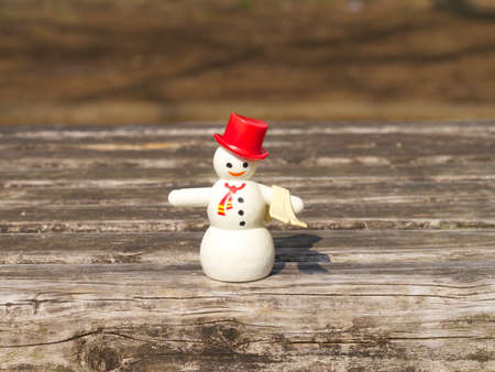 Snowman toyの写真素材