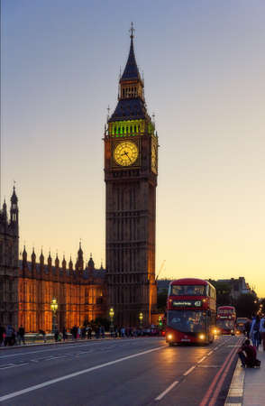 London's Big Ben in the evening.London's Big Ben in the evening.