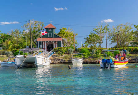 Harbor on Dominikan Republic.