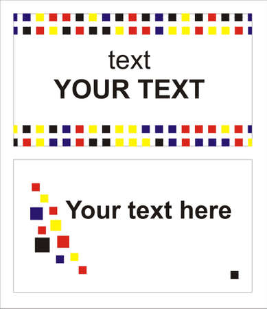 business card layoutsのイラスト素材