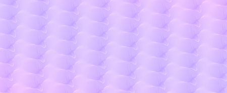 Purple tracery from abstract waves droplets background. Symmetrical squiggly textures with 3d render...