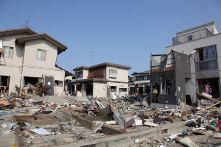 earthquake, tsunami, japanのeditorial素材