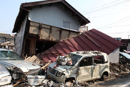 earthquake, tsunami, japan, 311のeditorial素材