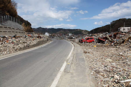 earthquake, tsunami, japan, 311のeditorial素材
