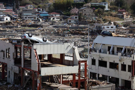 earthquake, tsunami, japan, 311のeditorial素材