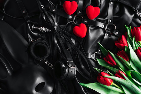 happy New year. Christmas gifts, Lollipop lie wooden background. the view from the topの写真素材