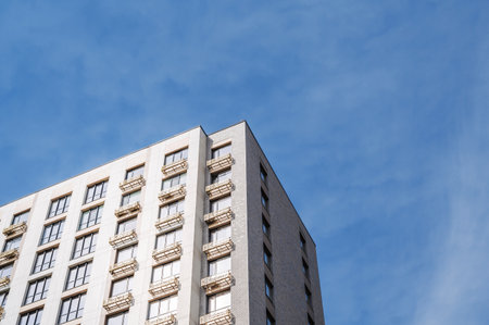 Multi-storey apartment building. New residential complex in the city